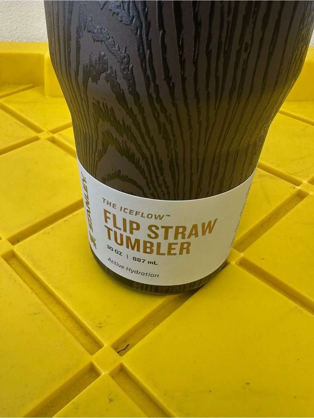 Stanley IceFlow 2.0 Flip Straw Tumbler 30oz Redwood Woodgrain Insulated New